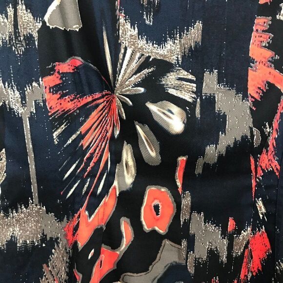 Tahari Petite sheath dress abstract floral stretch - Picture 3 of 7